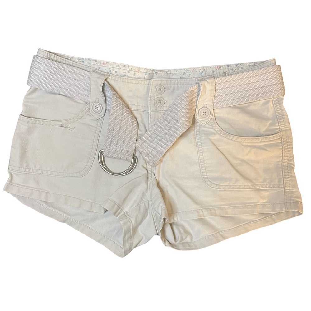 Aeropostale Khaki Belted Shorts